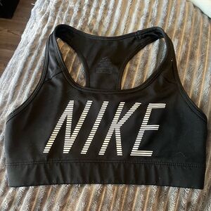Nike Women's Black and White Sports Bra